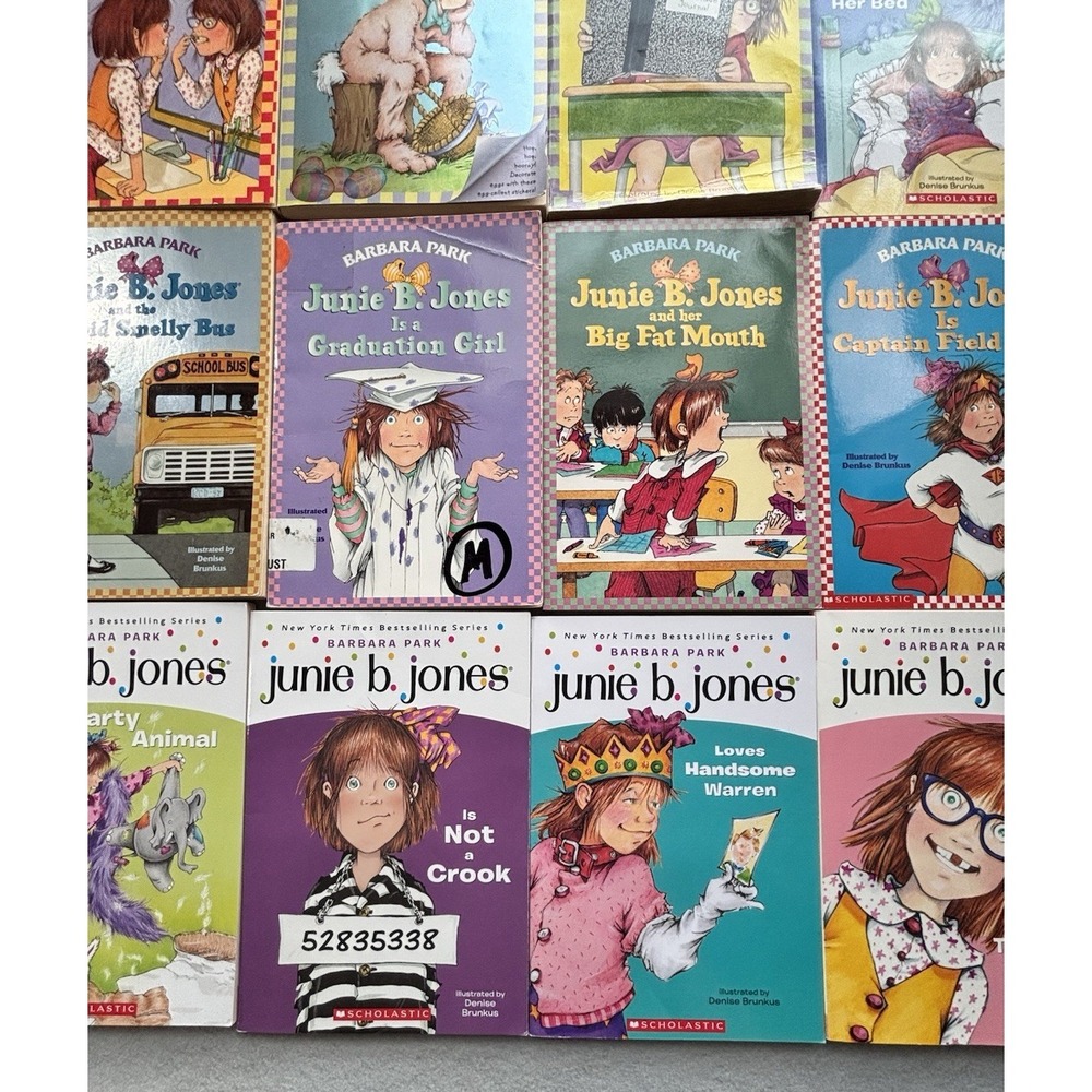 Junie B Jones Book Lot of 22 Barbara Park Childrens Chapter Books Scholastic - Picture 6 of 16